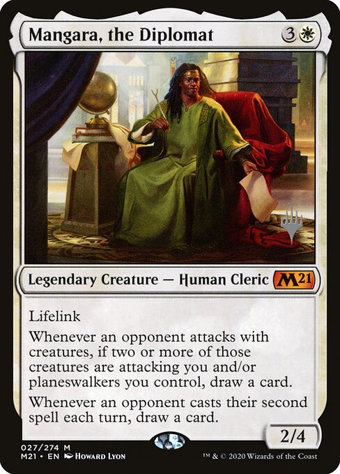 Mangara, o Diplomata — Core Set 2021 Promos 27p