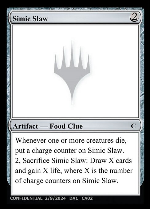 Simic Slaw — Unknown Event CAb