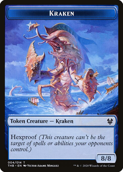 Kraken — Theros Beyond Death Tokens 4
