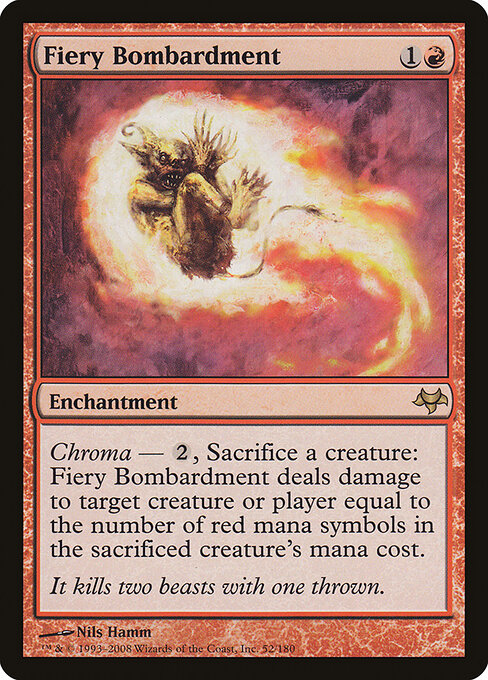 Bombardeio Flamejante — Eventide 52