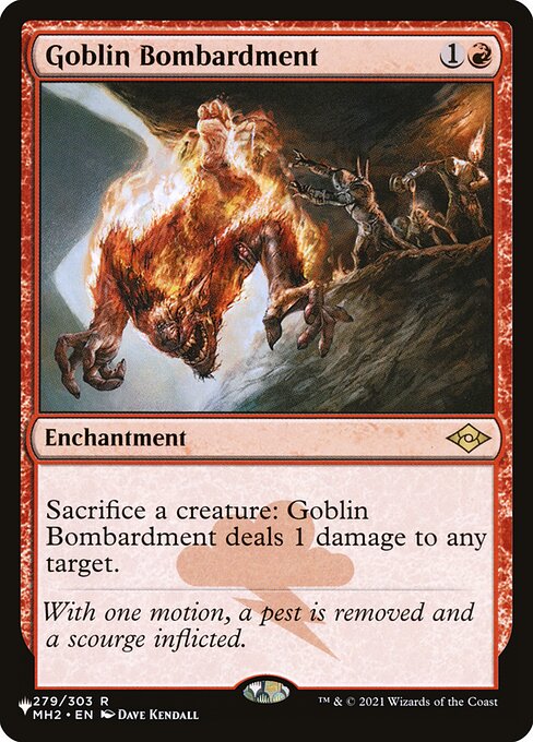 Bombardeio Goblin — The List MH2-279