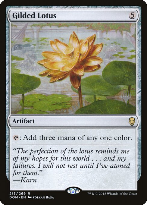Lótus Engalanada — Dominaria Promos 215p