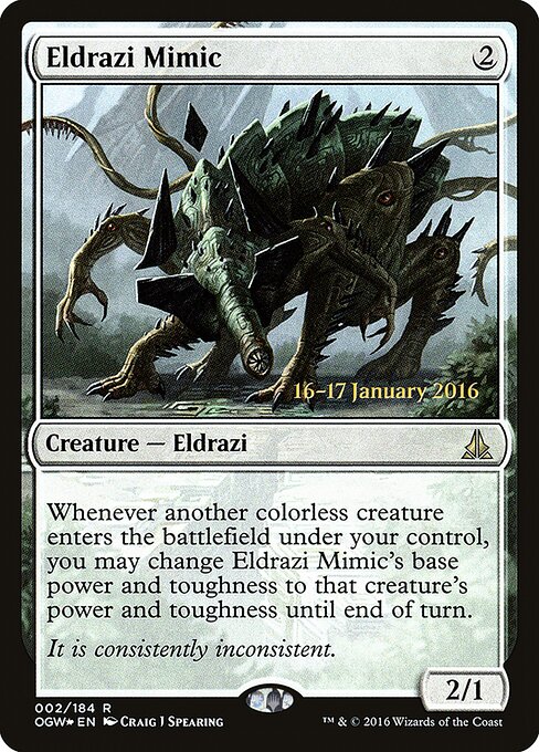 Mímico Eldrazi — Oath of the Gatewatch Promos 2s