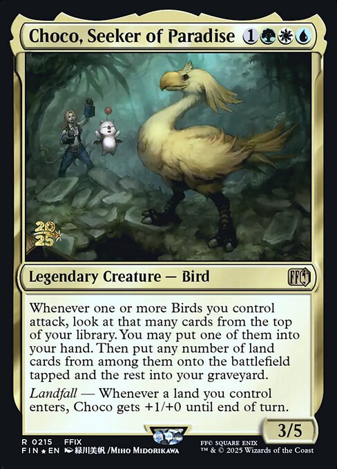 Choco, Seeker of Paradise — Final Fantasy Promos 215s