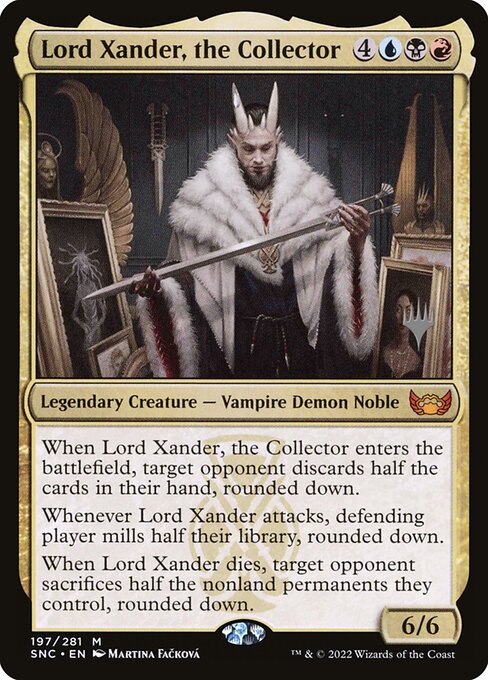 Don Xander, o Colecionador — Streets of New Capenna Promos 197p