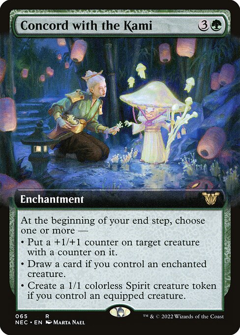 Concórdia com os Kami — Neon Dynasty Commander 65