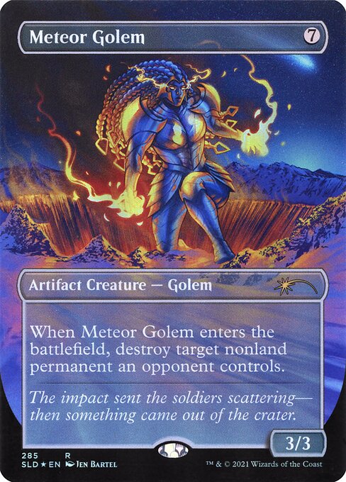 Golem Meteórico — Secret Lair Drop 285
