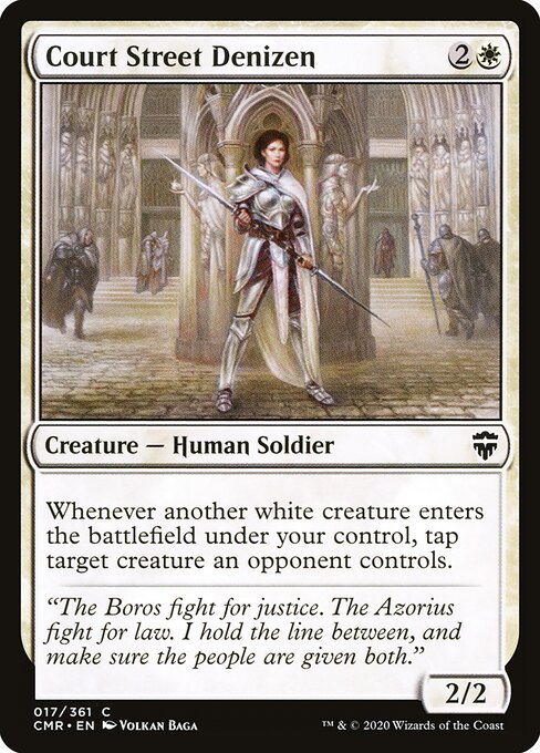 Habitante da Rua do Tribunal — Commander Legends 17