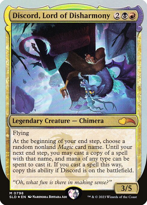 Discord, Lord of Disharmony — Secret Lair Drop 798