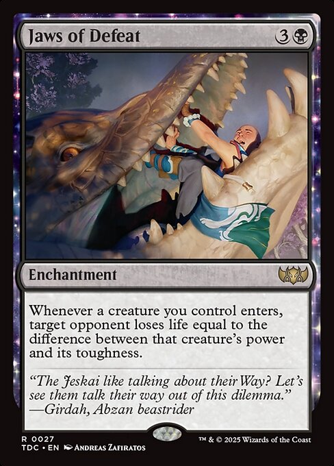 Jaws of Defeat — Tarkir: Dragonstorm Commander 27
