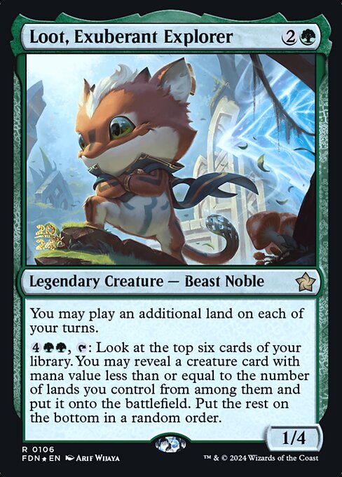 Loot, Exuberant Explorer — Foundations Promos 106s