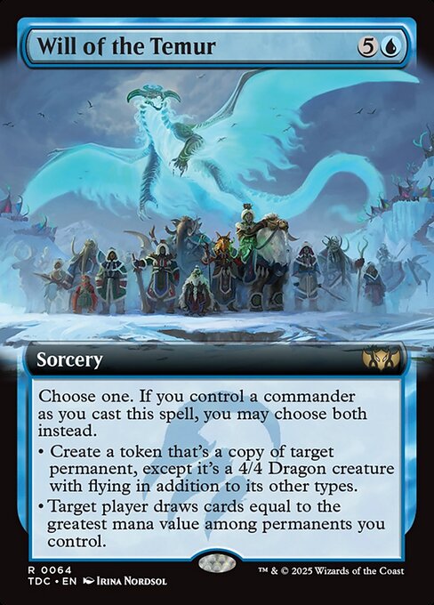 Will of the Temur — Tarkir: Dragonstorm Commander 64