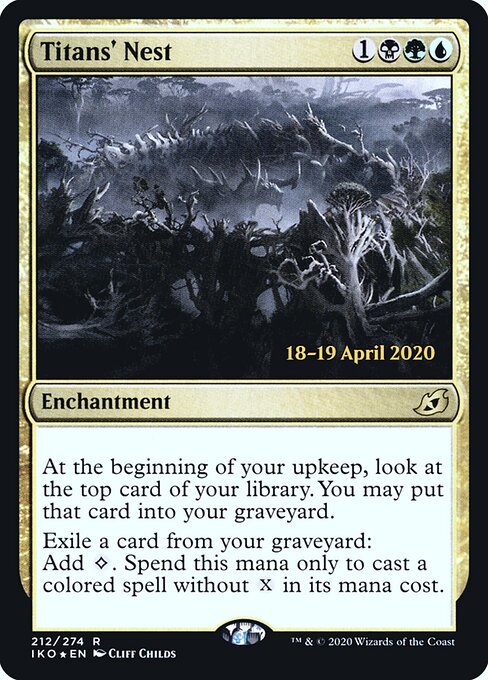 Ninho do Titã — Ikoria: Lair of Behemoths Promos 212s