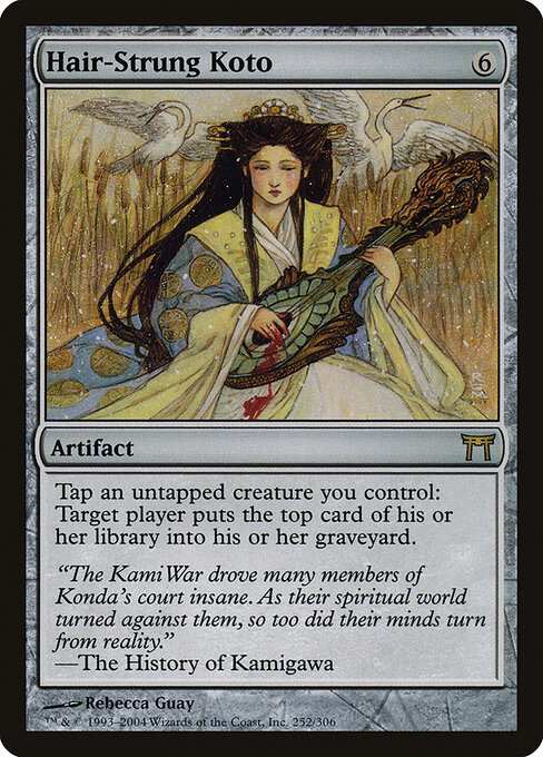 Koto de Cordas de Cabelo — Champions of Kamigawa 252