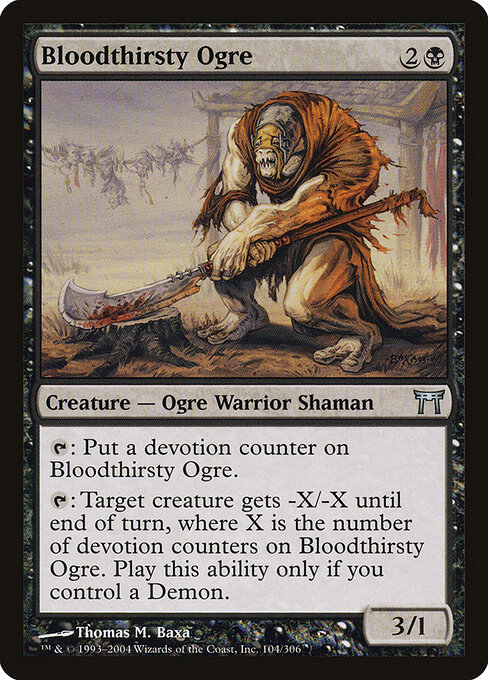 Ogre Sanguinário — Champions of Kamigawa 104