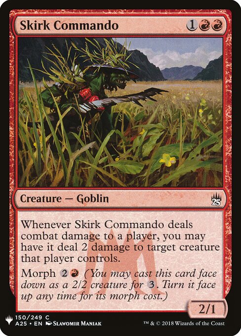 Comando de Skirk — The List A25-150