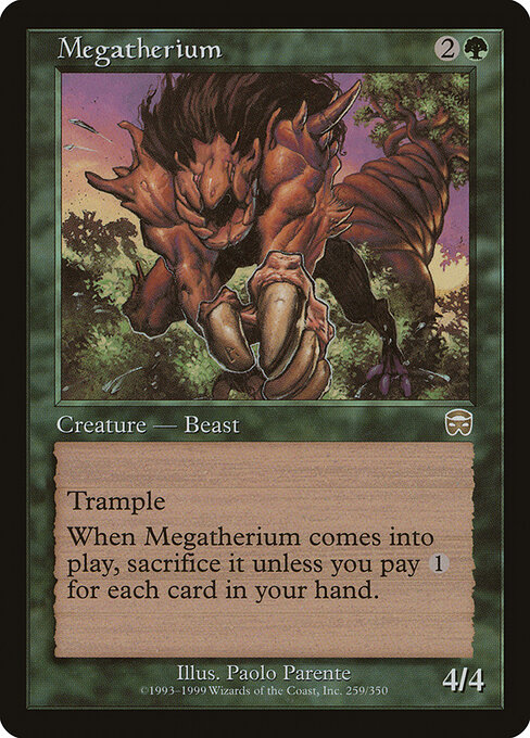 Megatério — Mercadian Masques 259