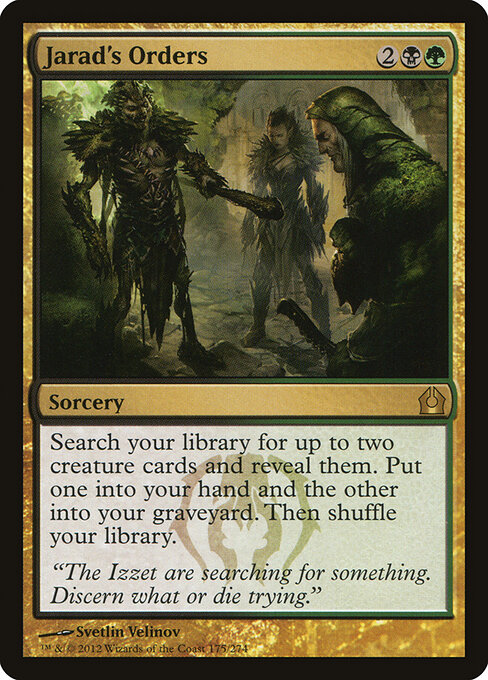 Ordens de Jarad — Return to Ravnica 175