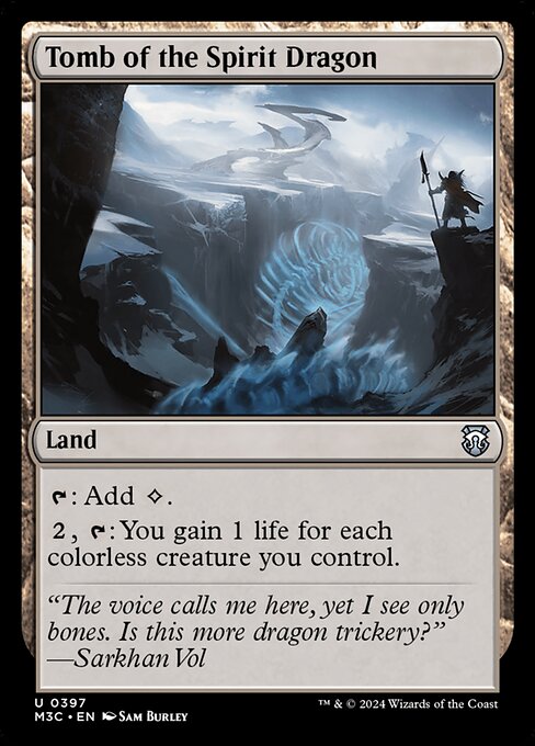 Tumba do Dragão Espírito — Modern Horizons 3 Commander 397