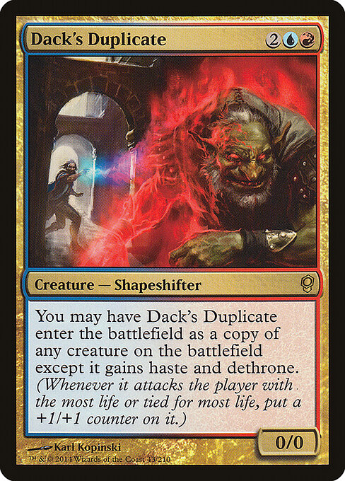 Dack's Duplicate — Conspiracy 43