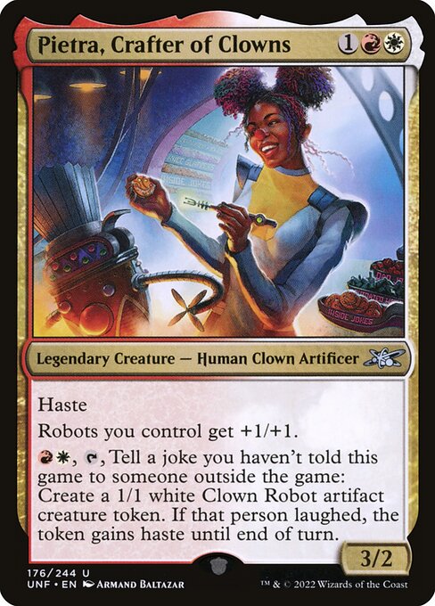 Pietra, Crafter of Clowns — Unfinity 176