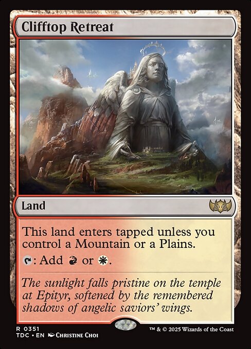 Retiro da Falésia — Tarkir: Dragonstorm Commander 351