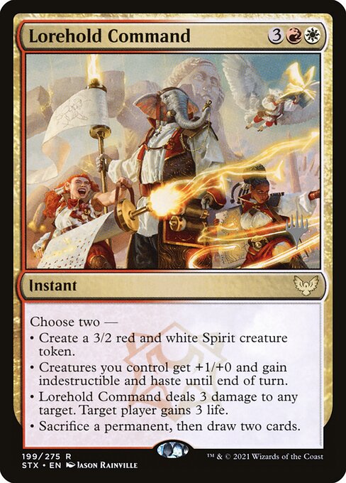 Comando de Sapioforte — Strixhaven: School of Mages Promos 199p