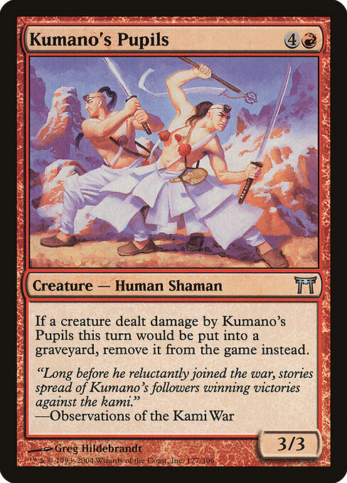 Pupilos de Kumano — Champions of Kamigawa 177