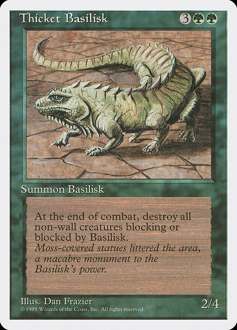 Basilisco do Bosque — Fourth Edition 274