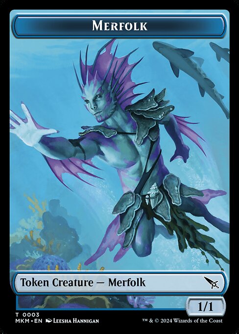 Merfolk — Murders at Karlov Manor Tokens 3