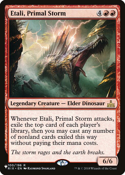 Etali, Tormenta Primordial — The List RIX-100