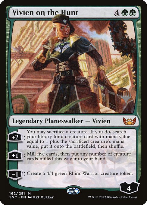 Vivien à Caça — Streets of New Capenna Promos 162p