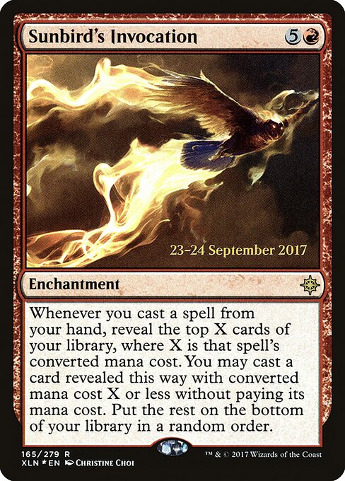 Invocação do Pássaro Solar — Ixalan Promos 165s