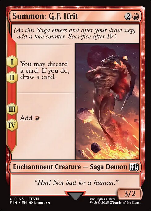 Summon: G.F. Ifrit — Final Fantasy 163