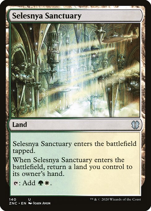 Santuário Selesnya — Zendikar Rising Commander 140