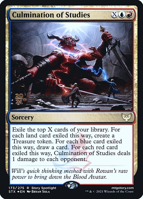 Culminância dos Estudos — Strixhaven: School of Mages Promos 173s