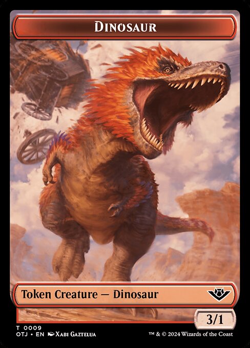Dinosaur — Outlaws of Thunder Junction Tokens 9