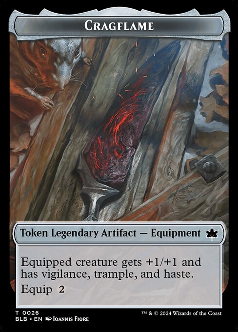 Cragflame — Bloomburrow Tokens 26