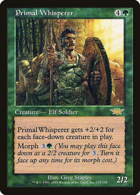 Sussurrador Primordial — Legions 135