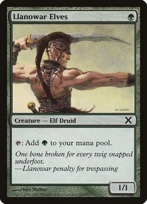 Elfos de Llanowar — Tenth Edition 274