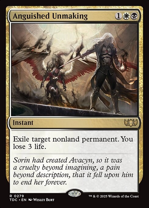 Desfazer Angustiado — Tarkir: Dragonstorm Commander 279