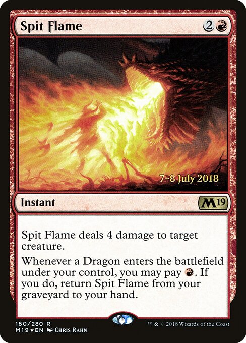 Cuspir Chamas — Core Set 2019 Promos 160s