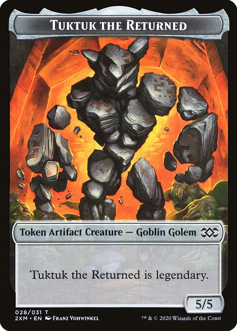 Tuktuk the Returned — Double Masters Tokens 28