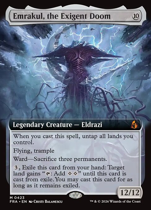 Emrakul, the Exigent Doom — Reality Fracture 423