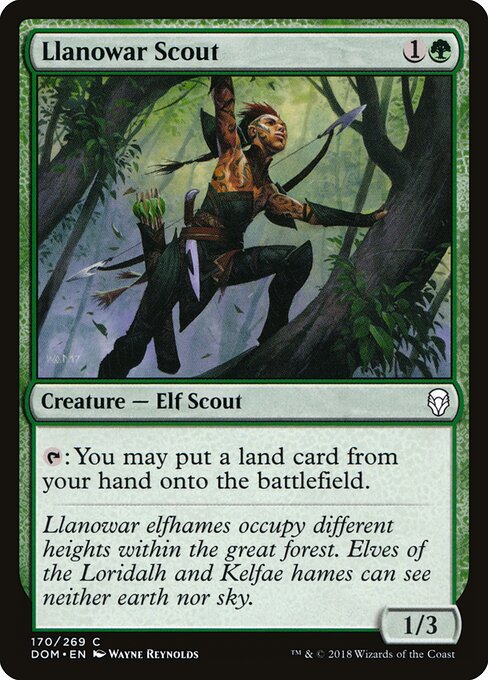 Batedor de Llanowar — Dominaria 170