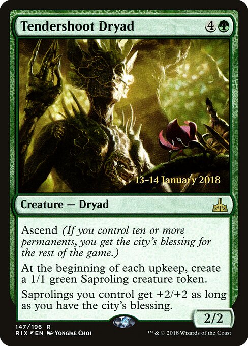 Dríade Germinadora — Rivals of Ixalan Promos 147s