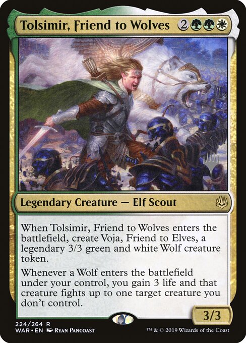 Tolsimir, Amigo dos Lobos — War of the Spark Promos 224p