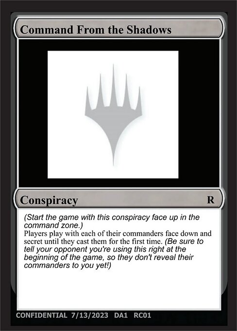 Command From the Shadows — Unknown Event RC01b