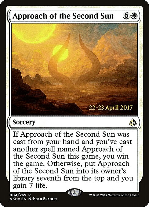 Aproximação do Segundo Sol — Amonkhet Promos 4s