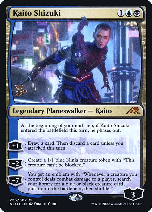 Kaito Shizuki — Kamigawa: Neon Dynasty Promos 226s